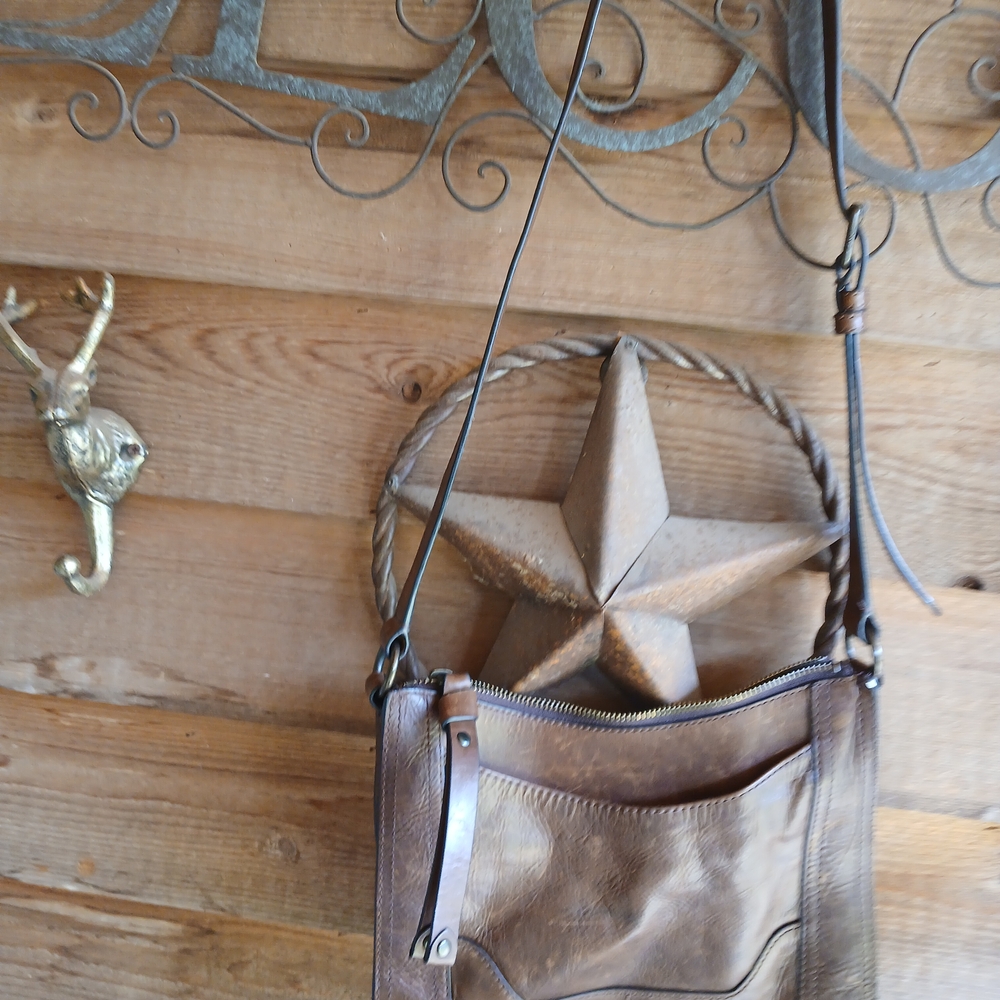 Frye Brown Leather Interior Bag